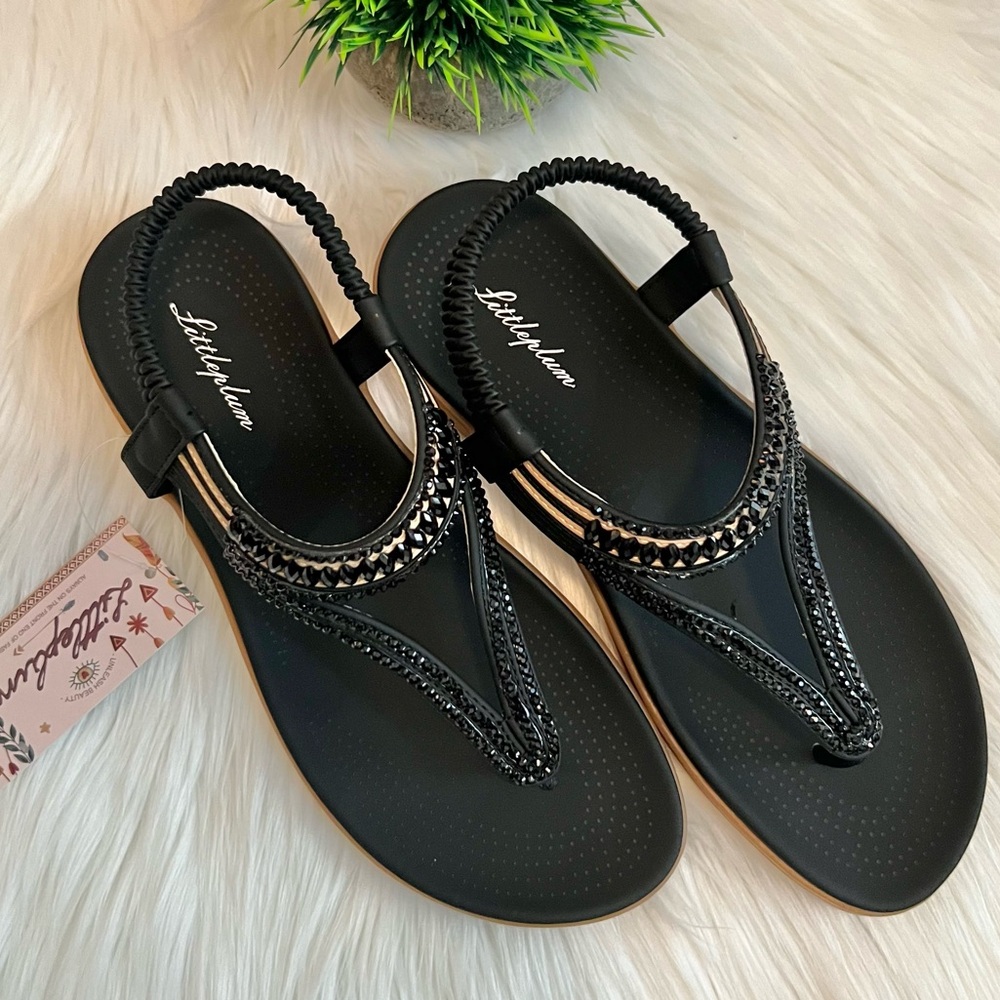 Black Sandals New size 8.5 - Picture 7 of 12